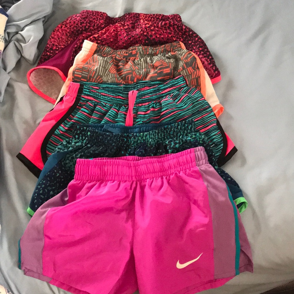5 Pairs Nike girls dry-fit shorts
